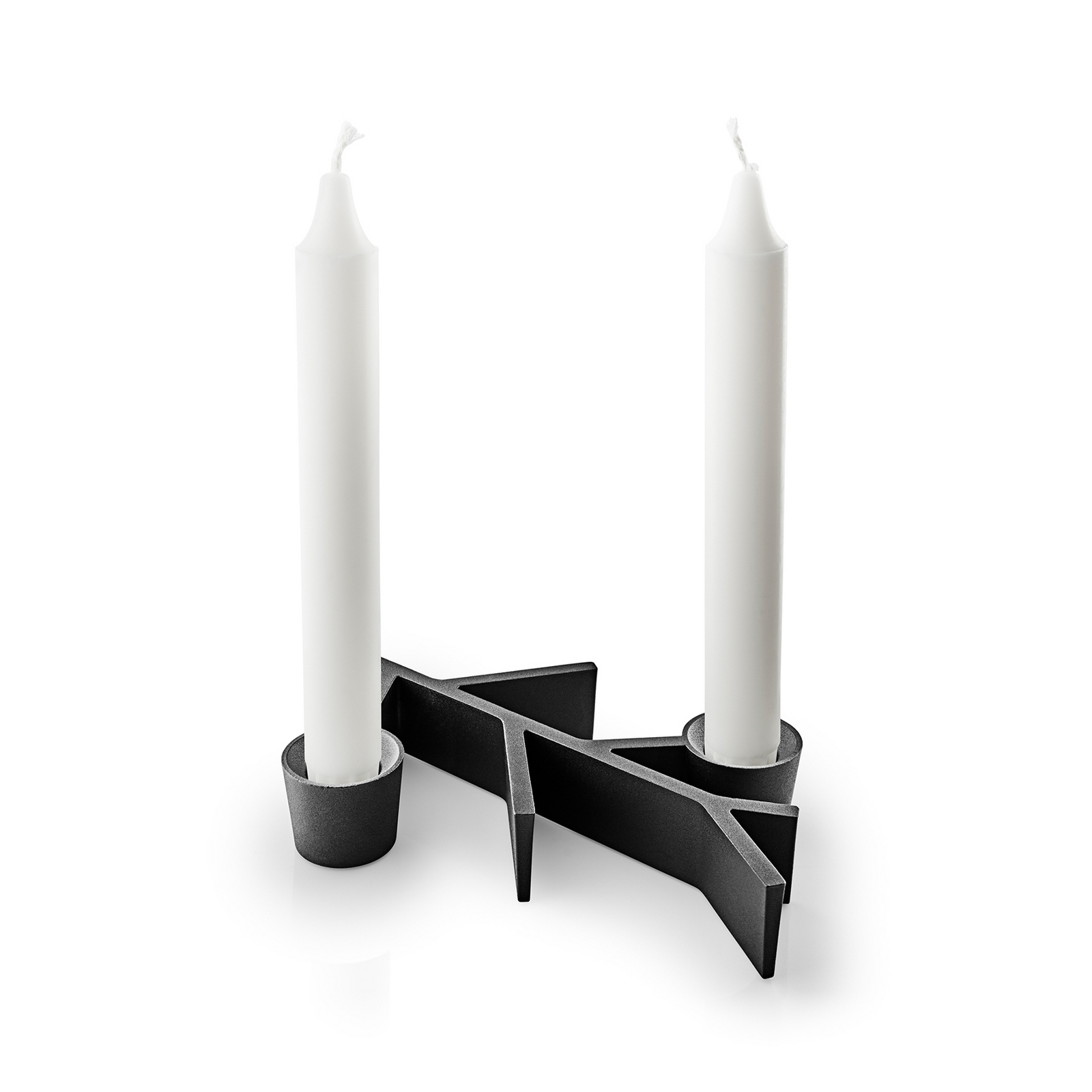 Bougeoir TWIG, noir, 18 x 13 cm, à 2 lampes - Eva Solo Bougeoir TWIG, noir, 18 x 13 cm, à 2 lampes - Eva Solo