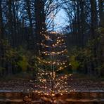 Verschneit glitzernder LED-Baum Isaac