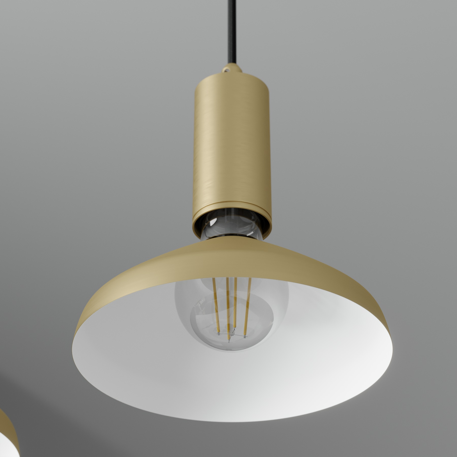 Arcchio Jaika hanglamp, 5-lamps, messing