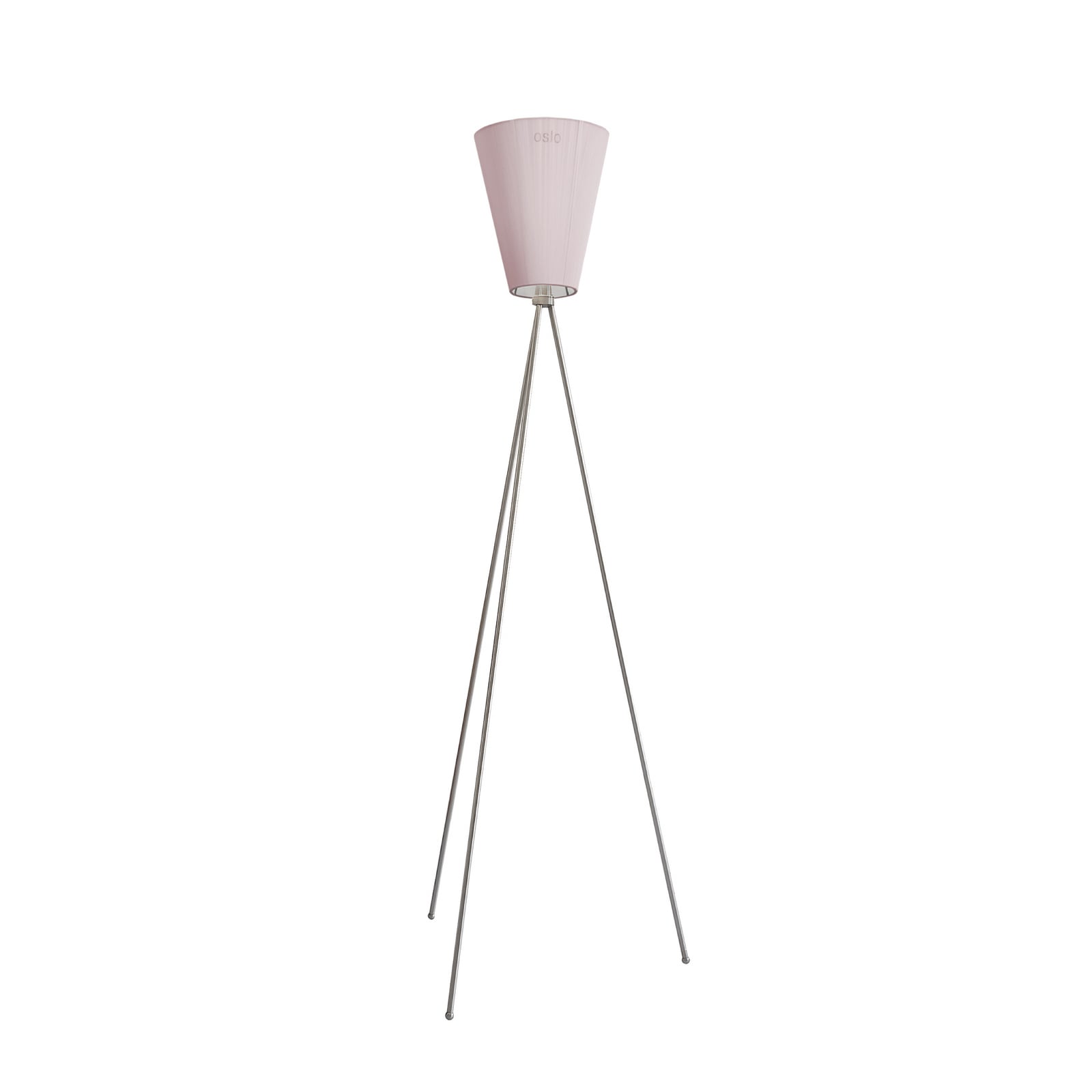 Oslo Wood gulvlampe, rosa, jubileumsutgave – Northern