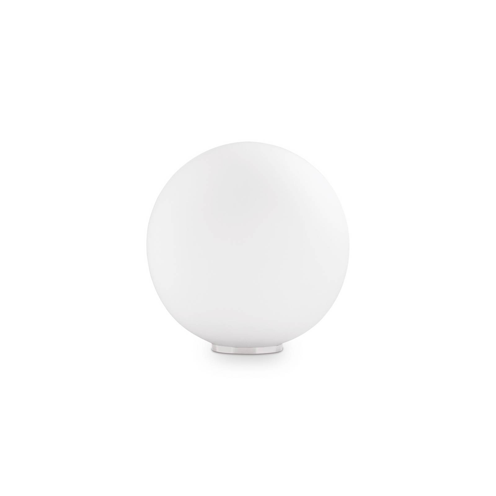 Ideal Lux Tischleuchte Mapa, Ø 20 cm, Opalglas, Kugel, E27