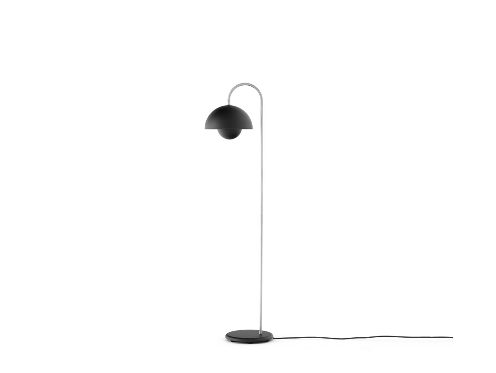 Flowerpot VP12 Golvlampa Matt Black - &Tradition