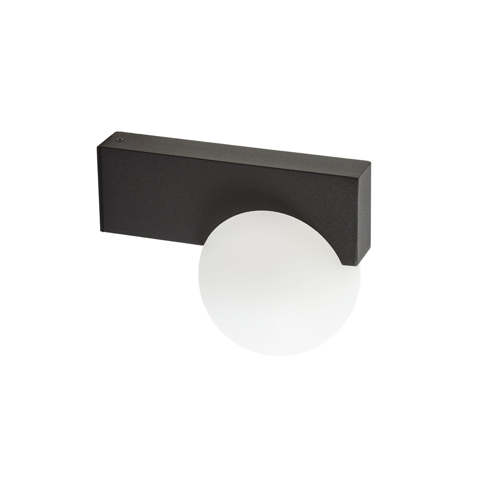 Aplique LED para exterior Lucande Vijon, negra, CCT, IP44