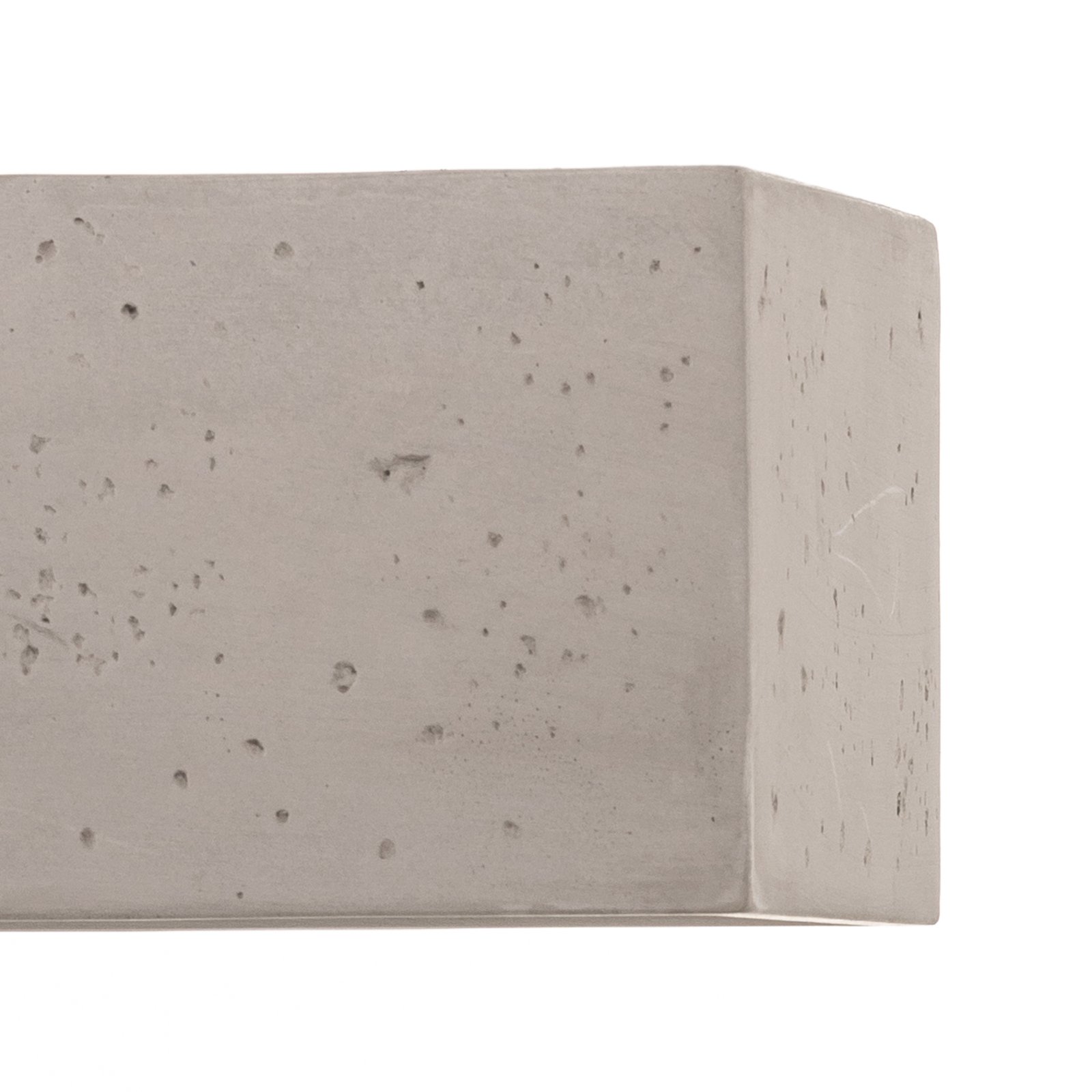 Spot aplicat tavan Solana beton unghiular 2 becuri