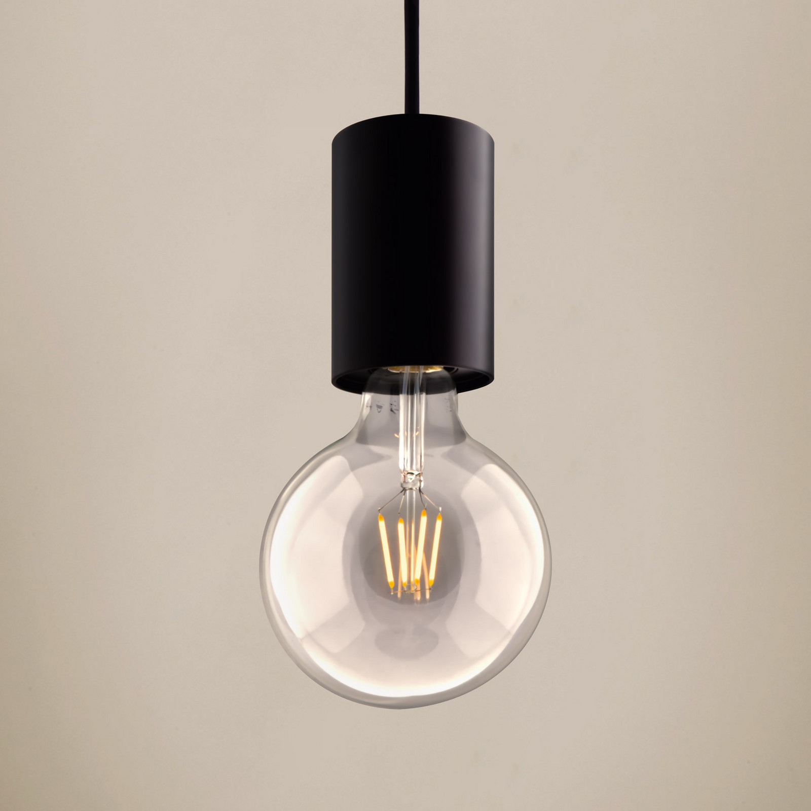 Egger Licht EGG DLS lampă suspendată Soho negru - Camera de zi / sufragerie - modern - Metal