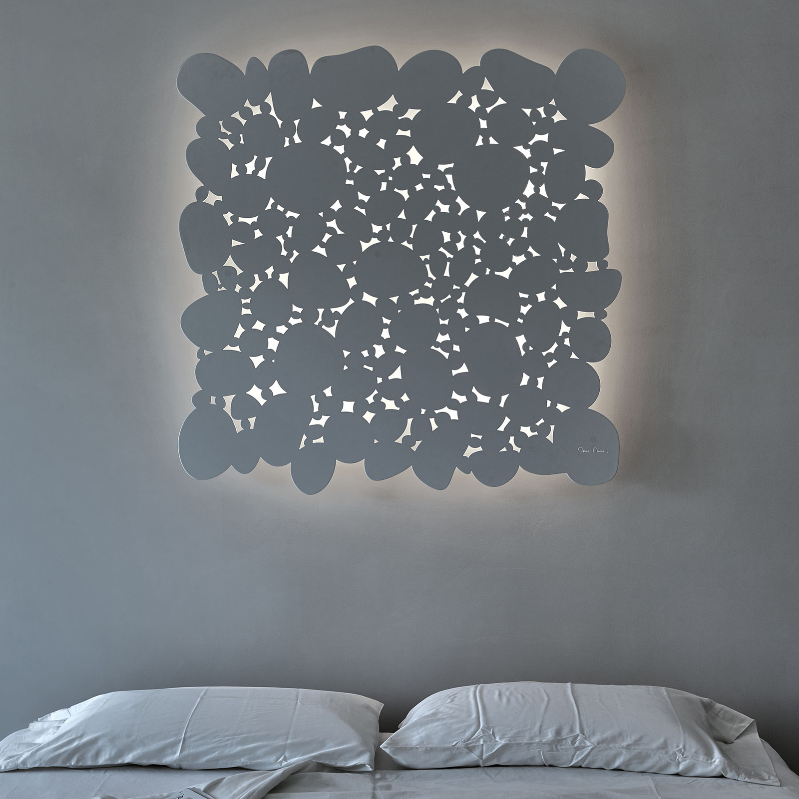 Martinelli Luce Cellule -LED-seinälamppu 110x110cm