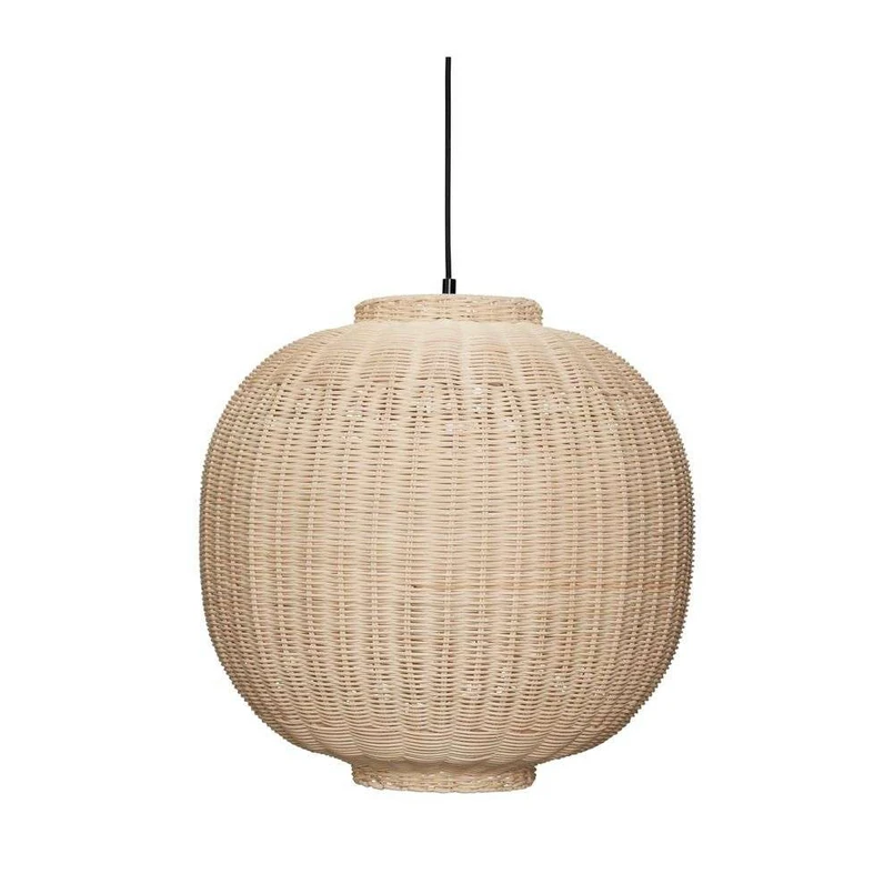 Produktfoto för Hübsch - Chand Taklampa Round Nature Hübsch