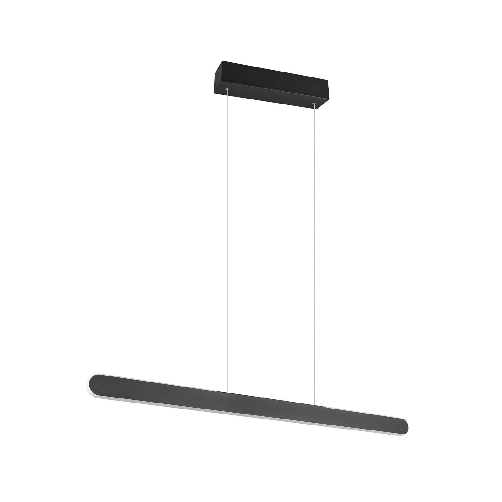 LED-Hängelampe Helios, schwarz, höhenverstellbar dimmbar CCT