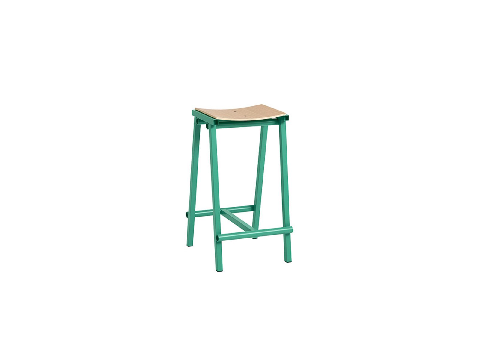 Taburete 8 Bar Stool Low Soft Jade - Hay