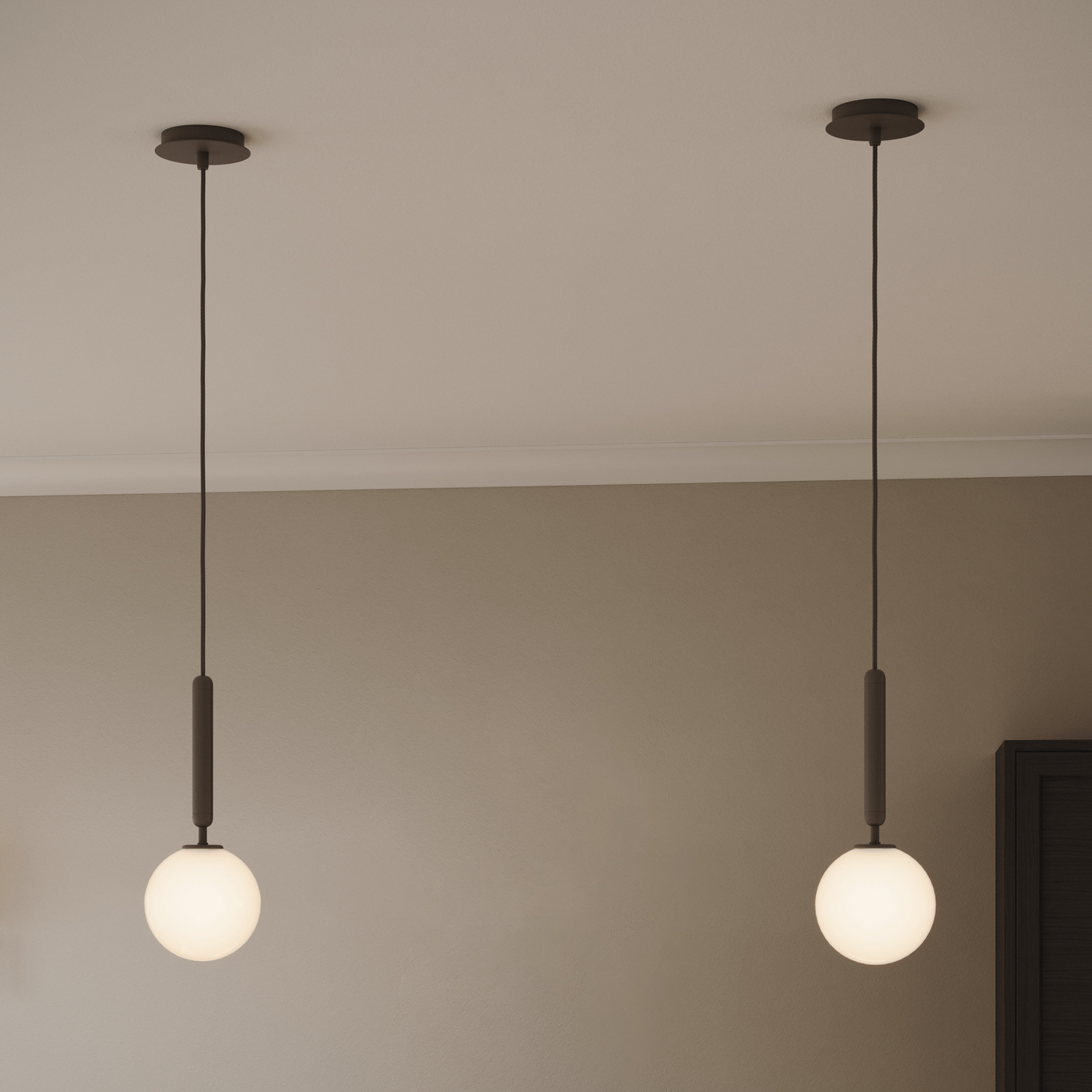 Miira 1 Pendel Rock Grey/Opal White - Nuura