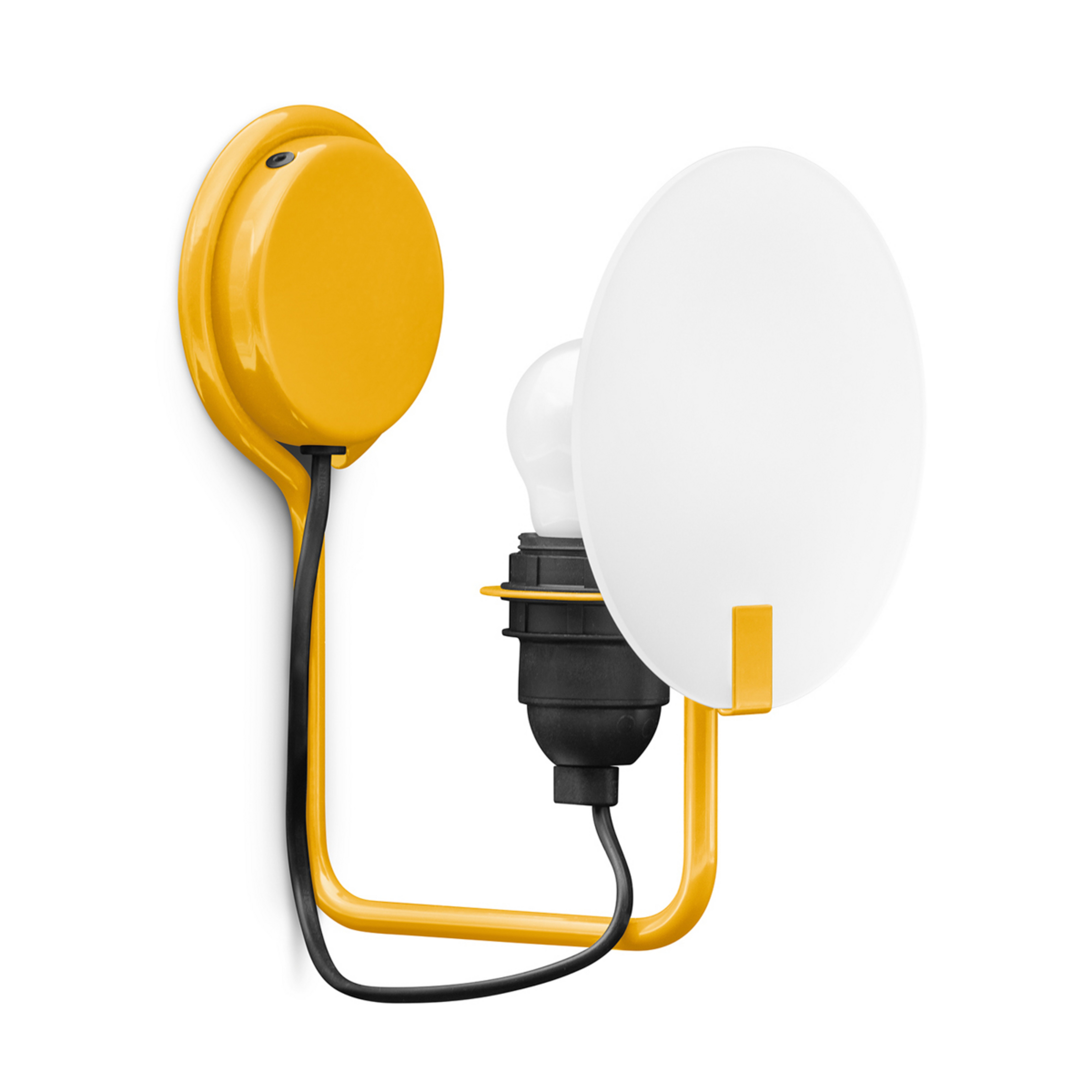 Applique murale LED Bugia, jaune, à 1 lampe - Stilnovo
