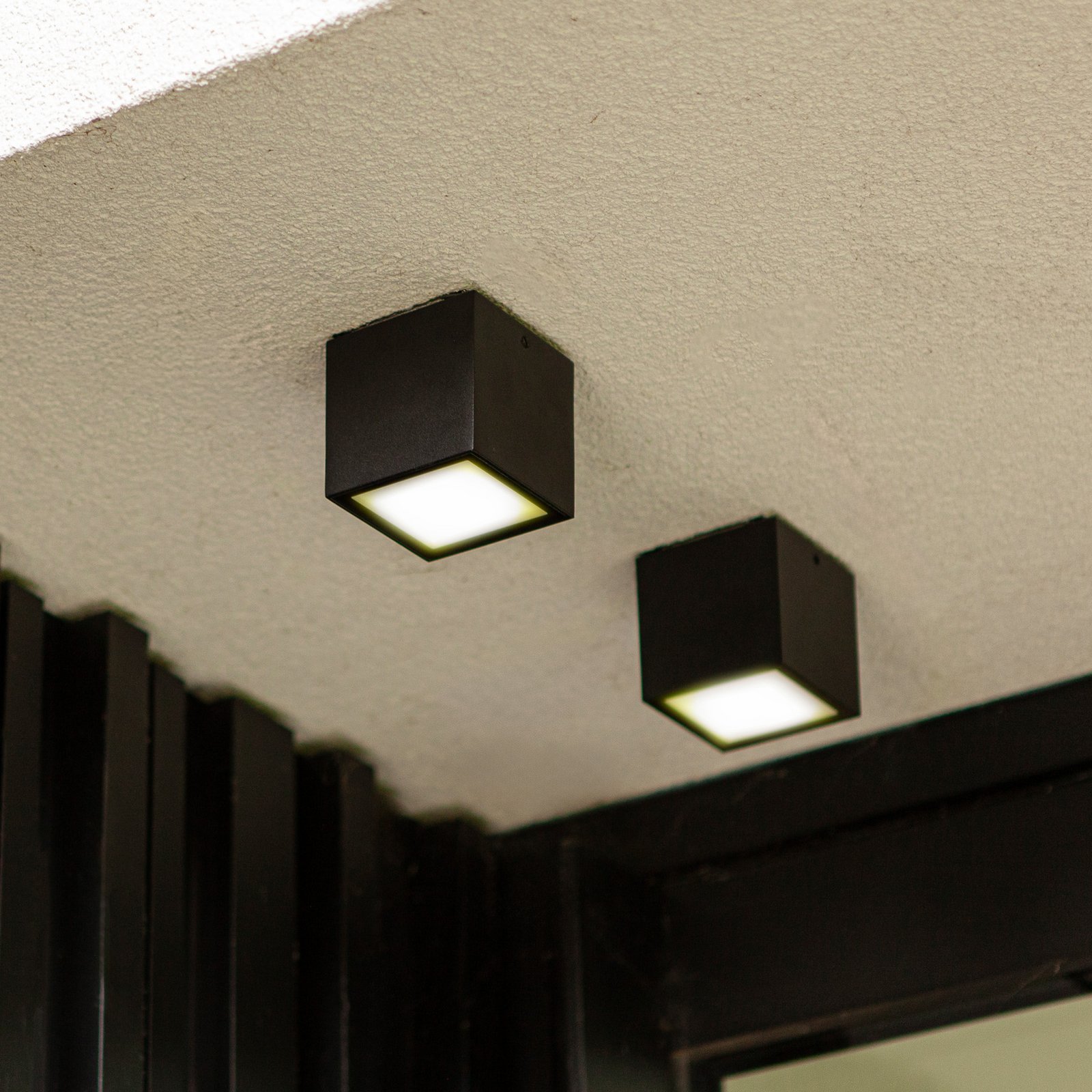 Sufitowa zewnętrzna LED Gemini XS 3 000 K antracyt