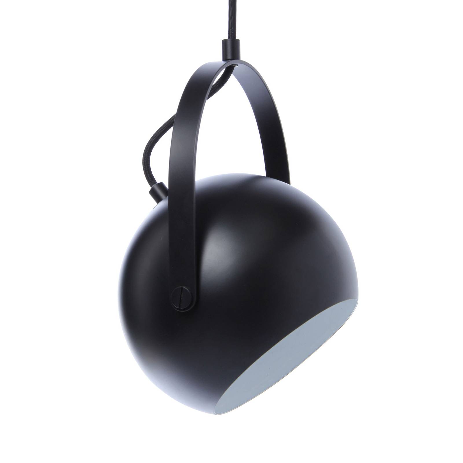 FRANDSEN Ball with Handle függő lámpa 25 cm fekete