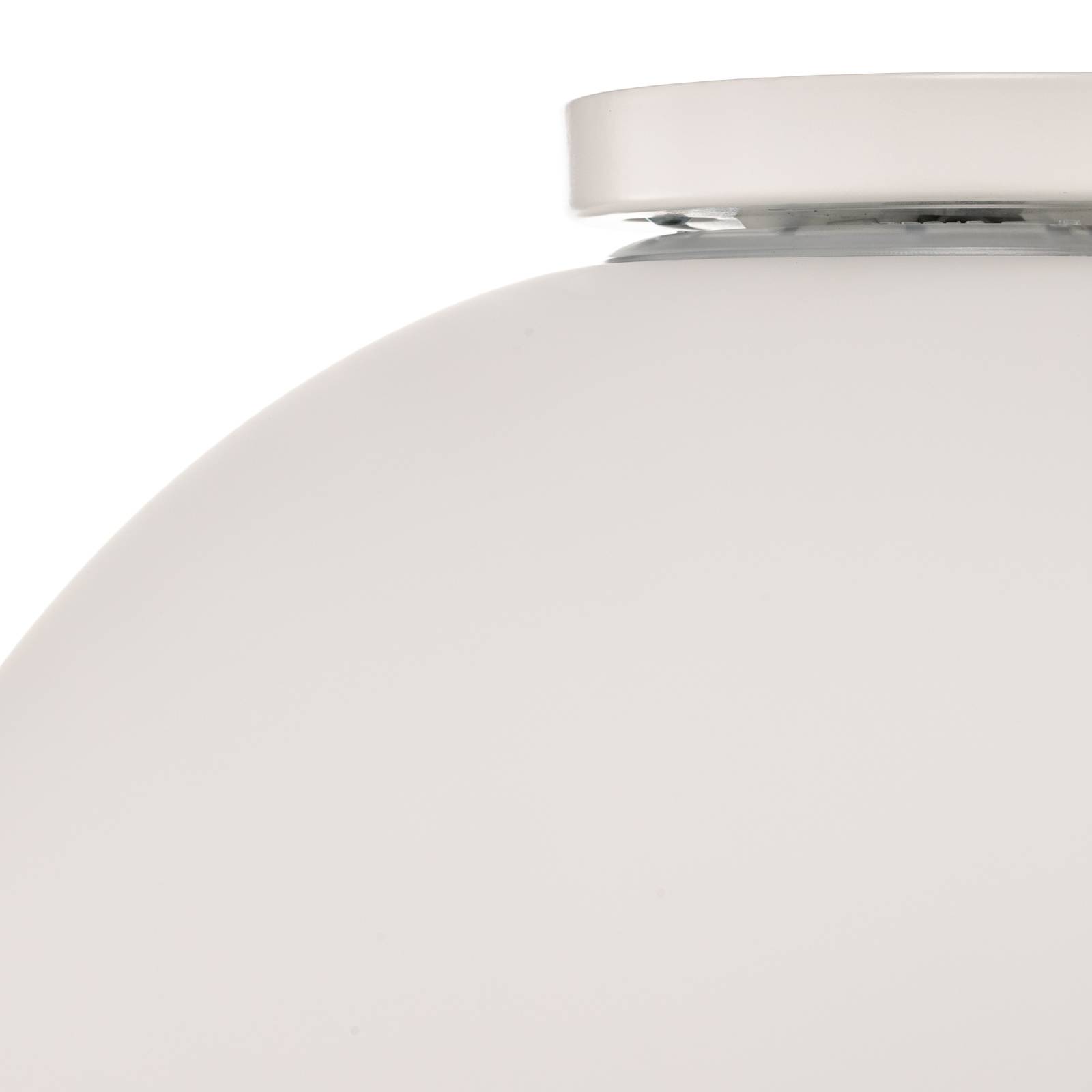 Foscarini Gregg medialna szklana lampa sufitowa, 27cm