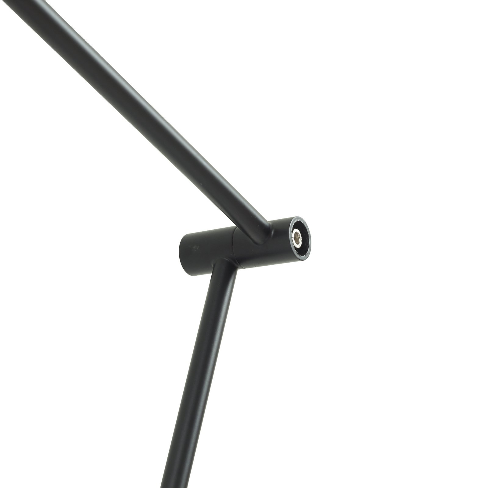 Lindby Jyla podna lampa, 88 cm, mat crna, GX53, fleksibilna