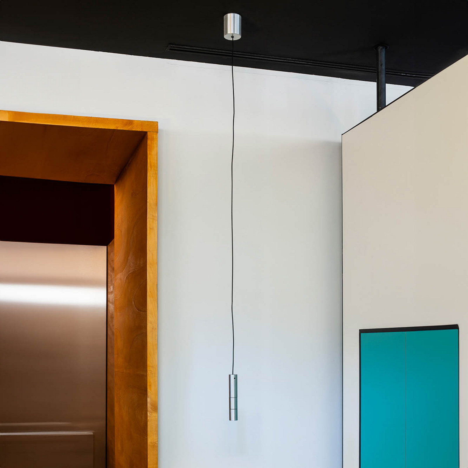 Lampă suspendată tip Nemo LED culoare aluminiu 2700K 15-60° dimabil - Camera de zi / sufragerie - Modern