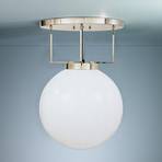 Plafondlamp van messing in Bauhaus-stijl, 40 cm
