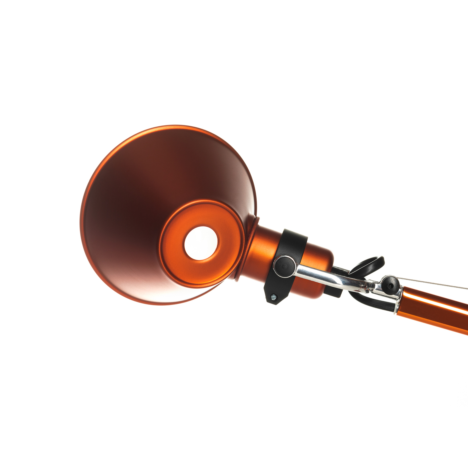 Tolomeo Micro designer table lamp, orange