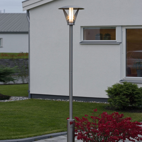 Mastleuchte LARISSA aus Edelstahl, modernes Design