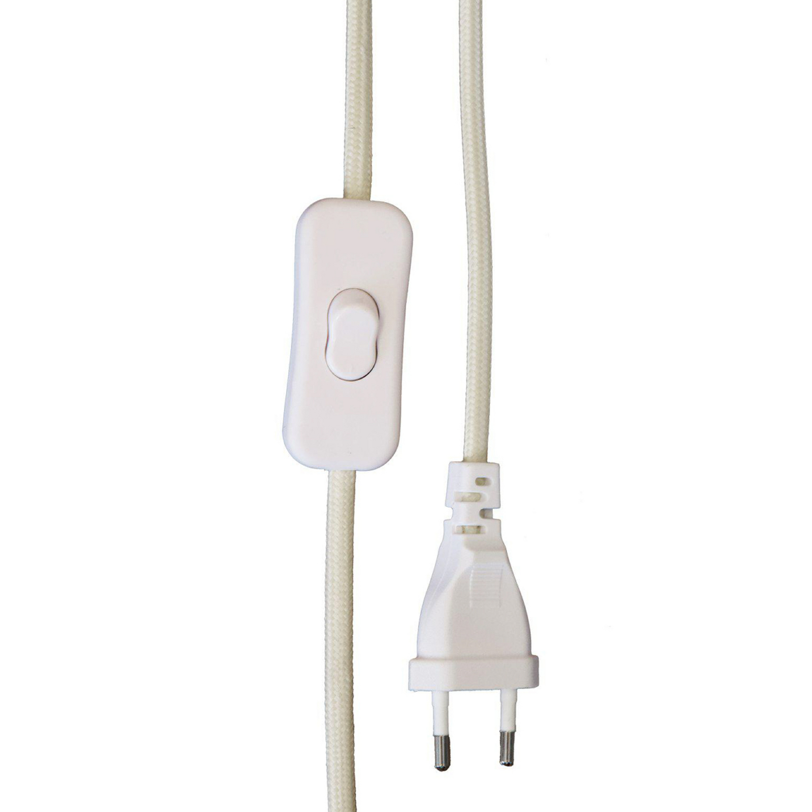 Lampa stołowa Lyon, różowo-beżowa, wysokość 39 cm, ceramika/len