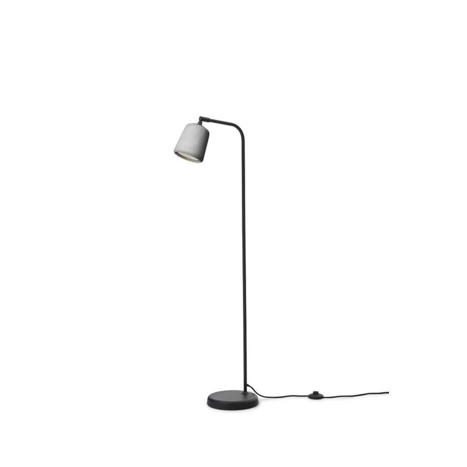 Material Podna lampa Light Siva Concrete - New Works