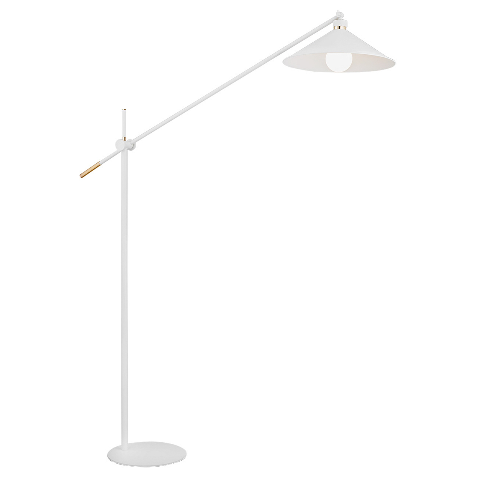 Vloerlamp Natalie, wit