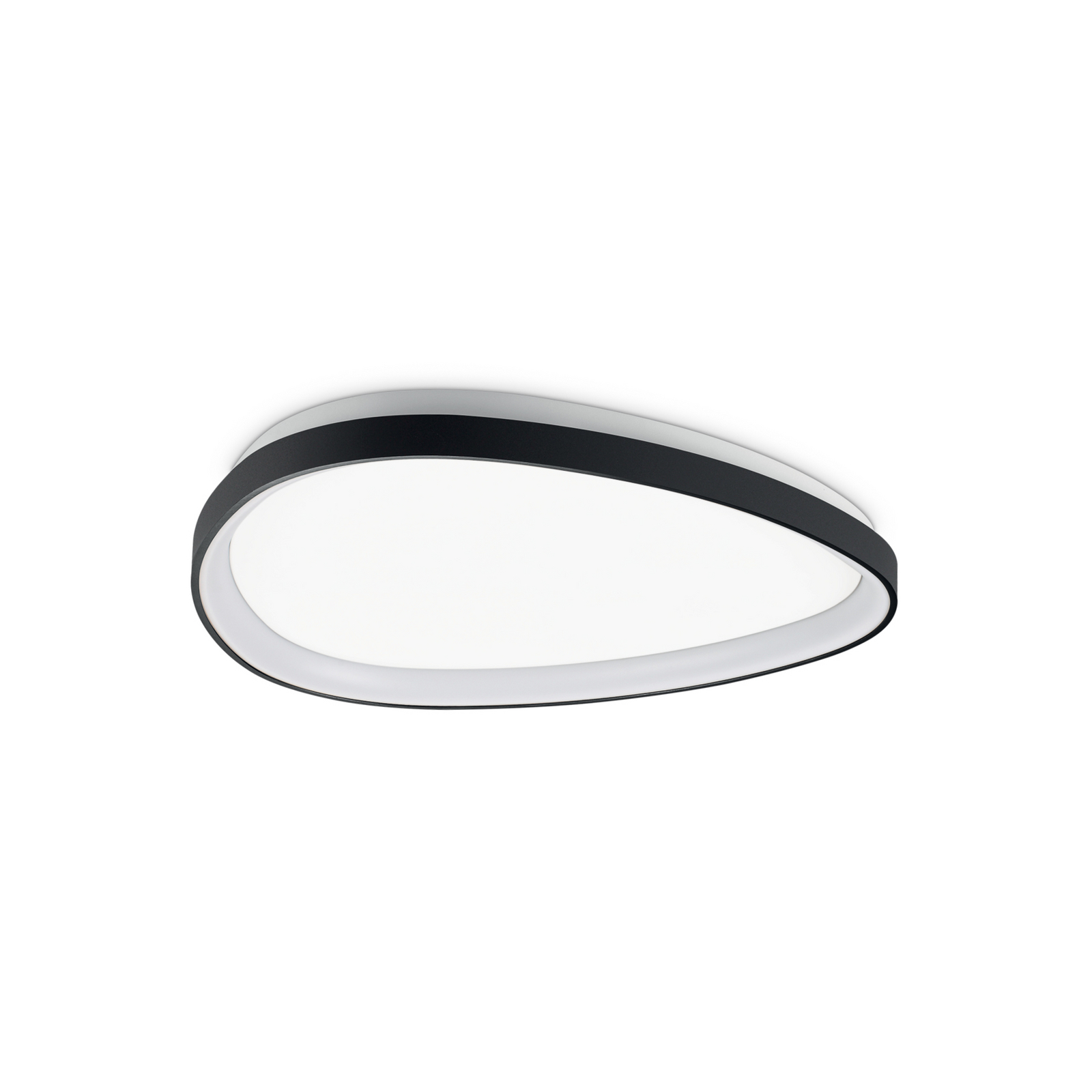 Candeeiro de teto LED IDEAL LUX Gemini preto, 61 cm, 4000 K, ligar/desligar Candeeiro de teto LED IDEAL LUX Gemini preto, 61 cm, 4000 K, ligar/desligar