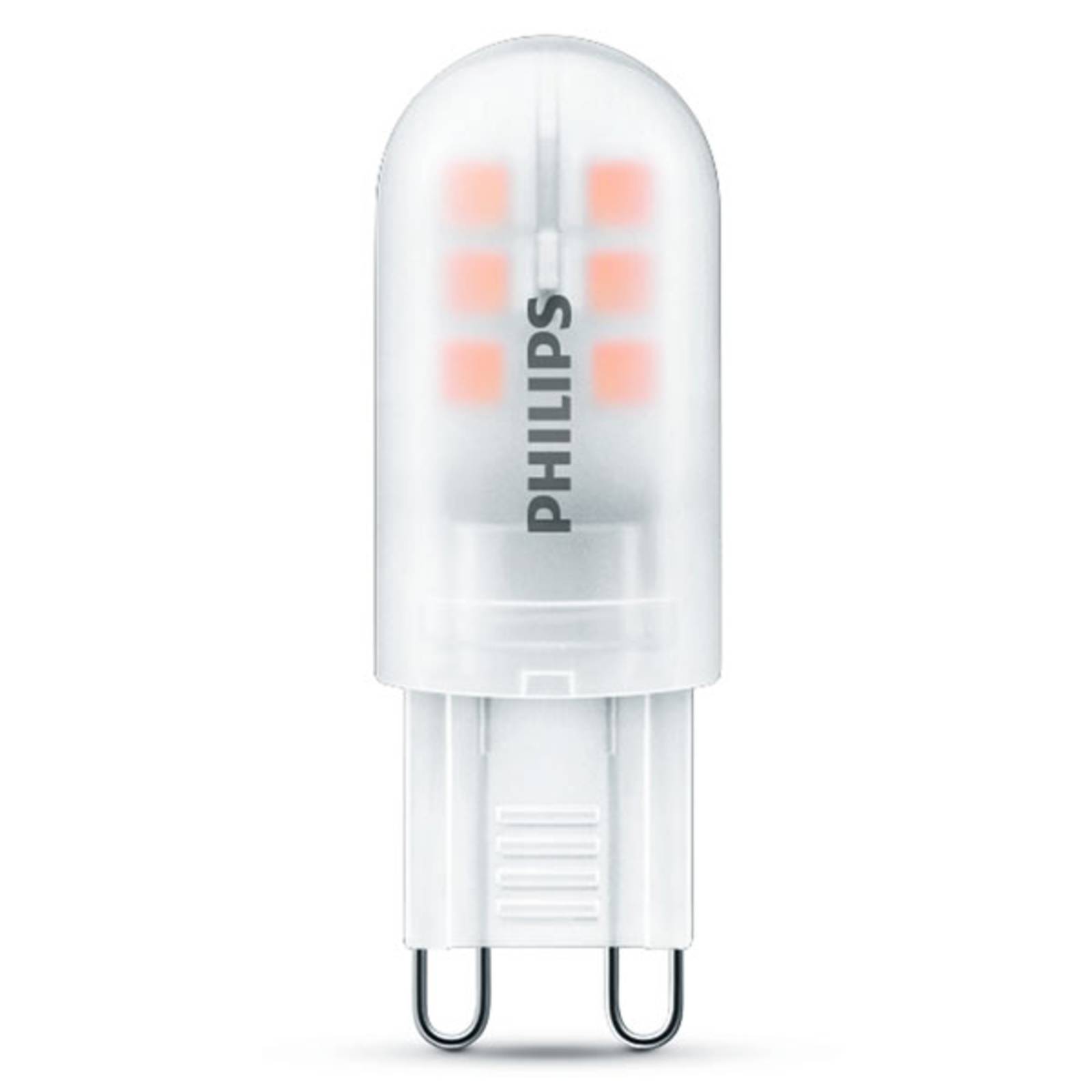 Image of Ampoule à broches LED G9 1,9 W blanc chaud 2 700 K 8718699758400
