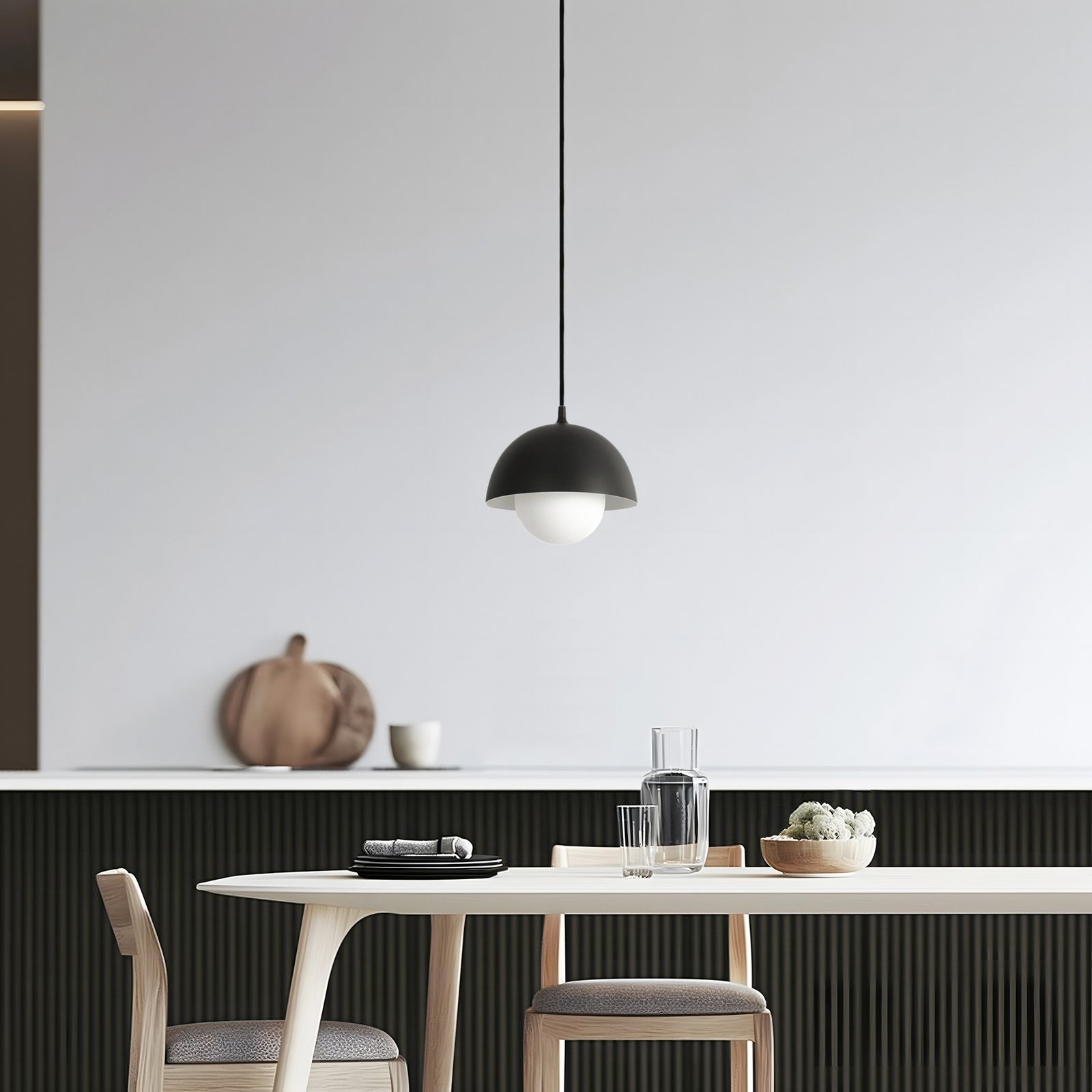 Hide Lampa Wisząca Ø17 Black - NOLA