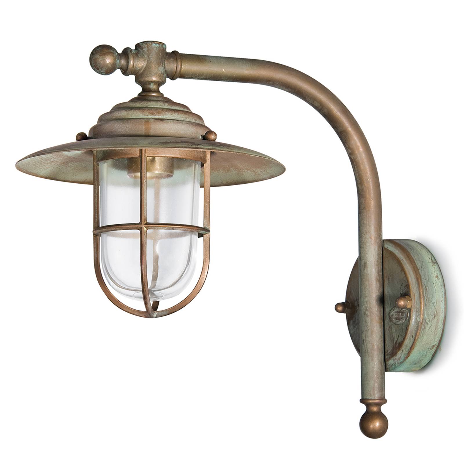 Moretti Luce Elegante lampada da parete Bruno dal design antico