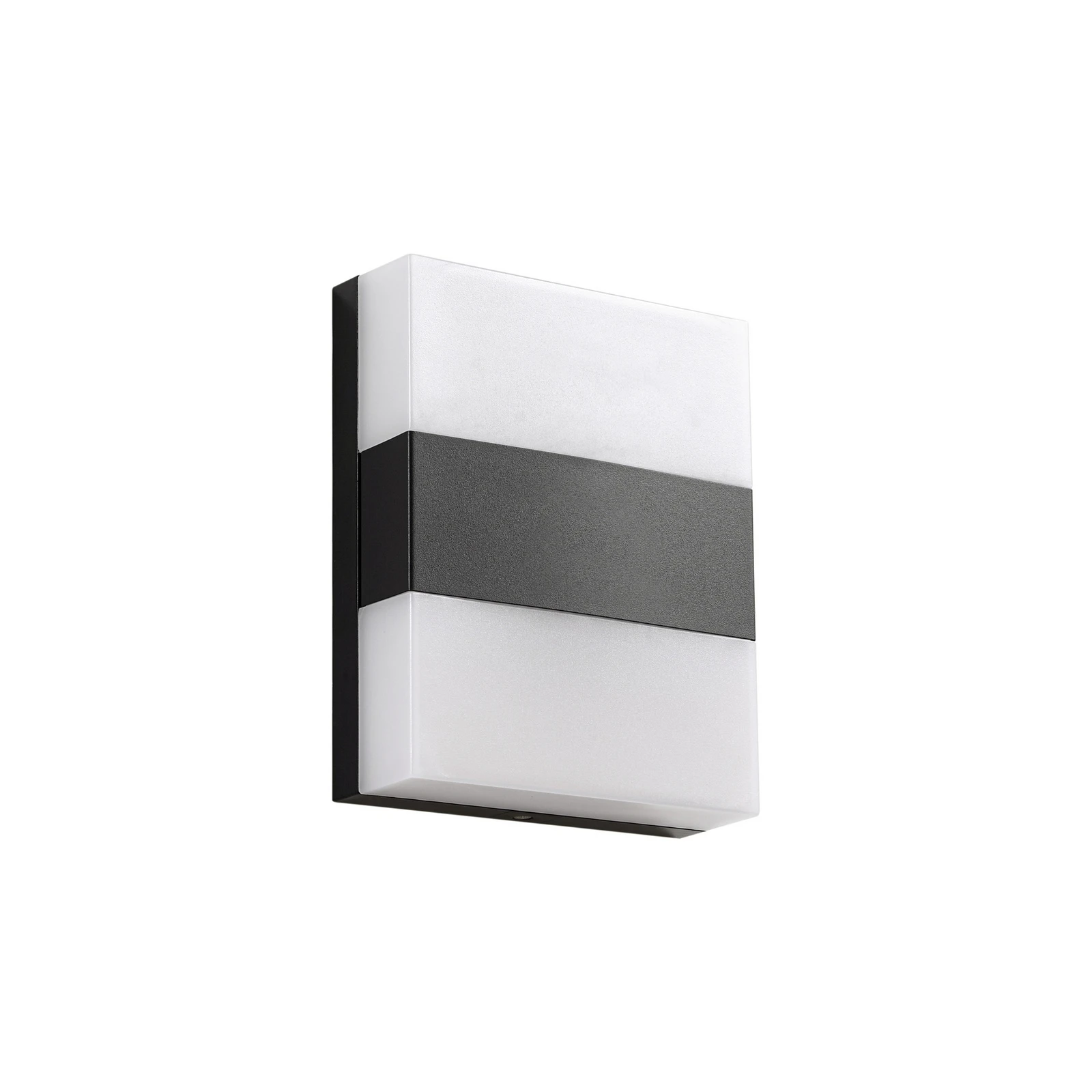 PRIOS Applique da esterni LED Teekon, antracite, 20 cm, IP44