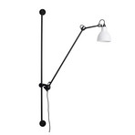 214 Vegglampe Round svart/hvit – Lampe Gras