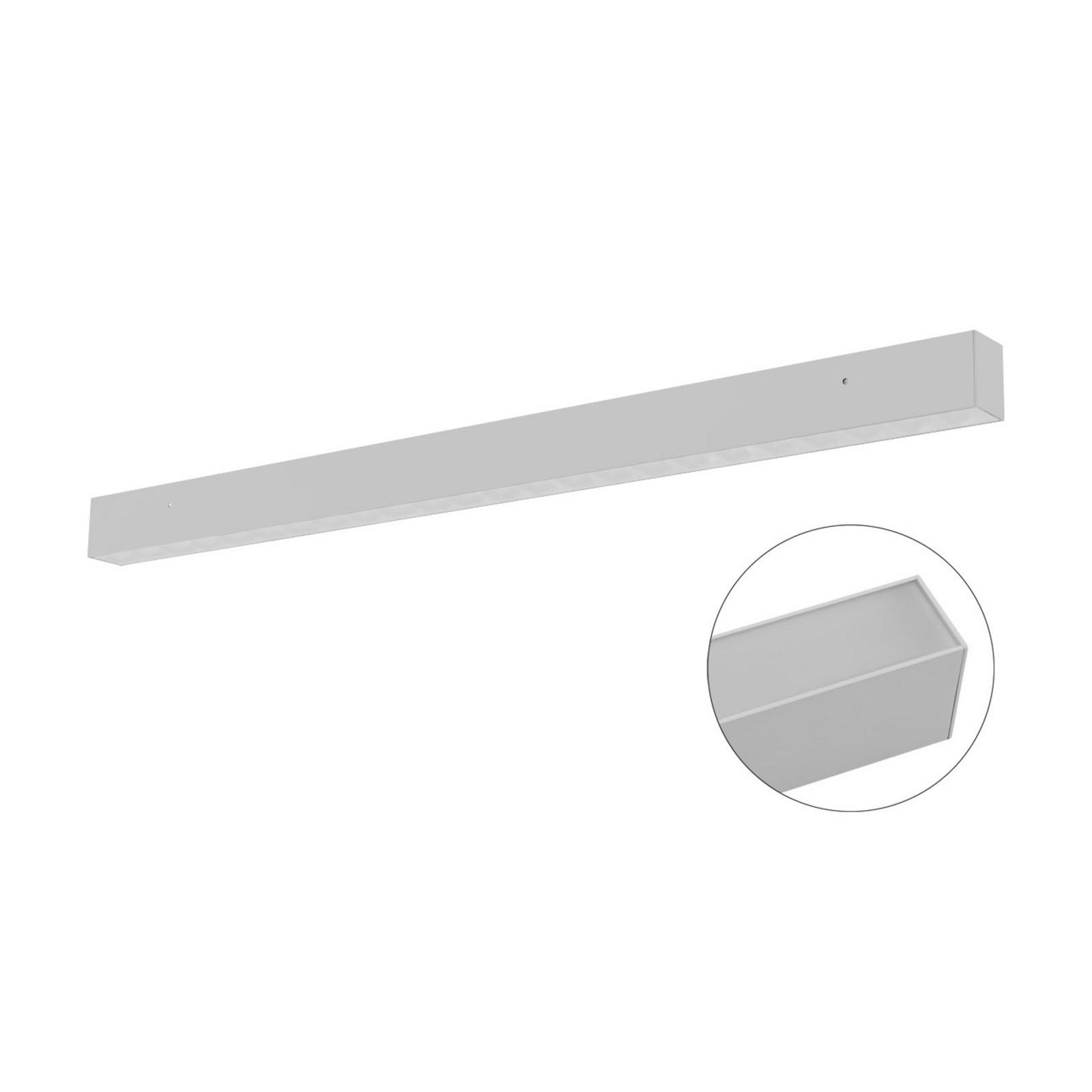 EVN Munus LED plafonieră cu LED-uri argintie 36 W