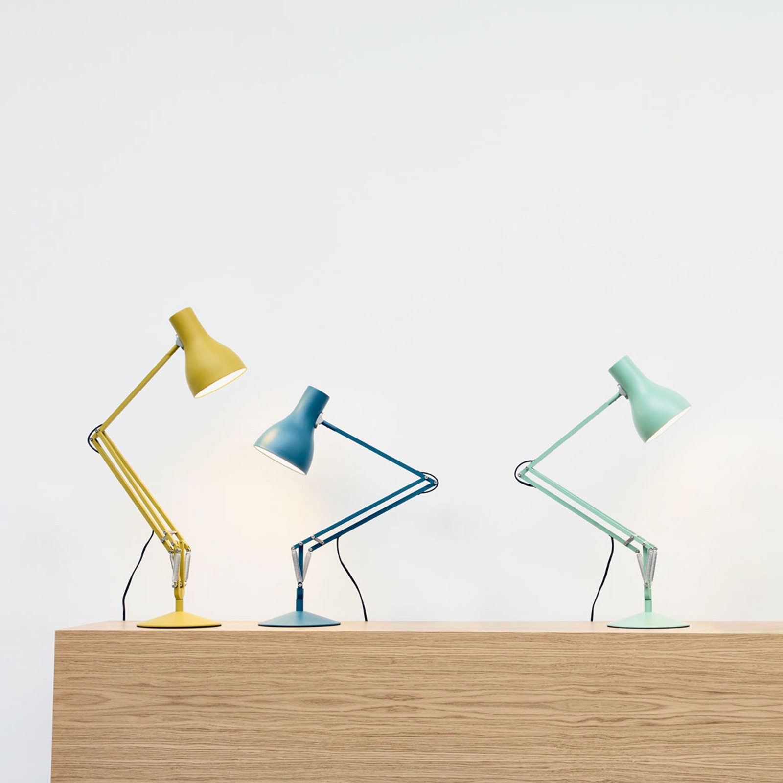 Type 75 Margaret Howell Lampada da Tavolo Blu Saxon - Anglepoise