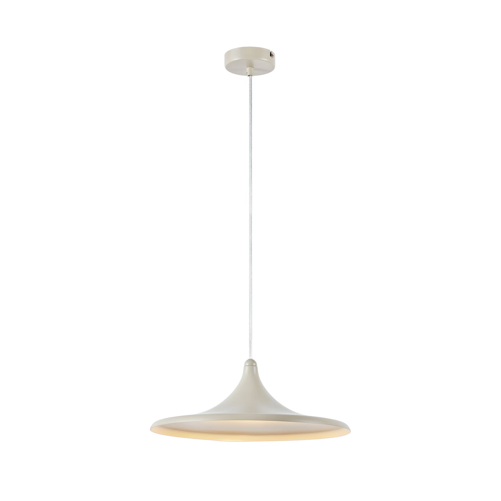 BEAM LED-hængelampe, beige, aluminium, Ø 37 cm – Markslöjd BEAM LED-hængelampe, beige, aluminium, Ø 37 cm – Markslöjd