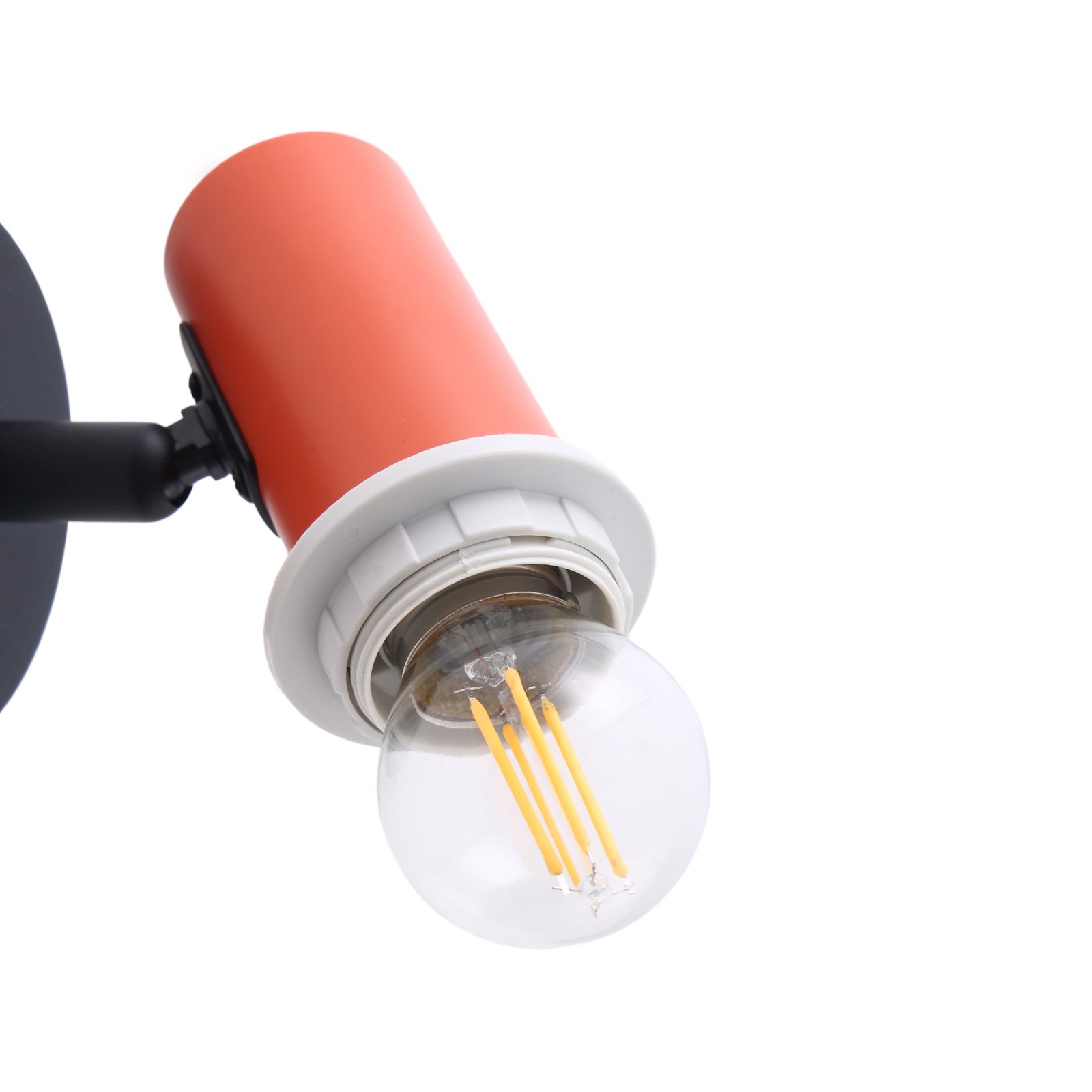 Ovelia Wandleuchte Orange/Black - Lindby