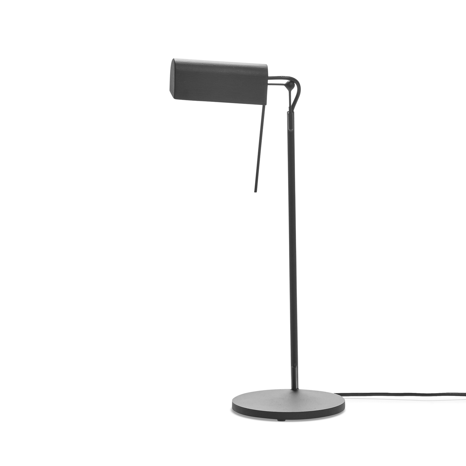 BLACK FOLD bordlampe, stål, sort, højde 44 cm, G9 – Serax