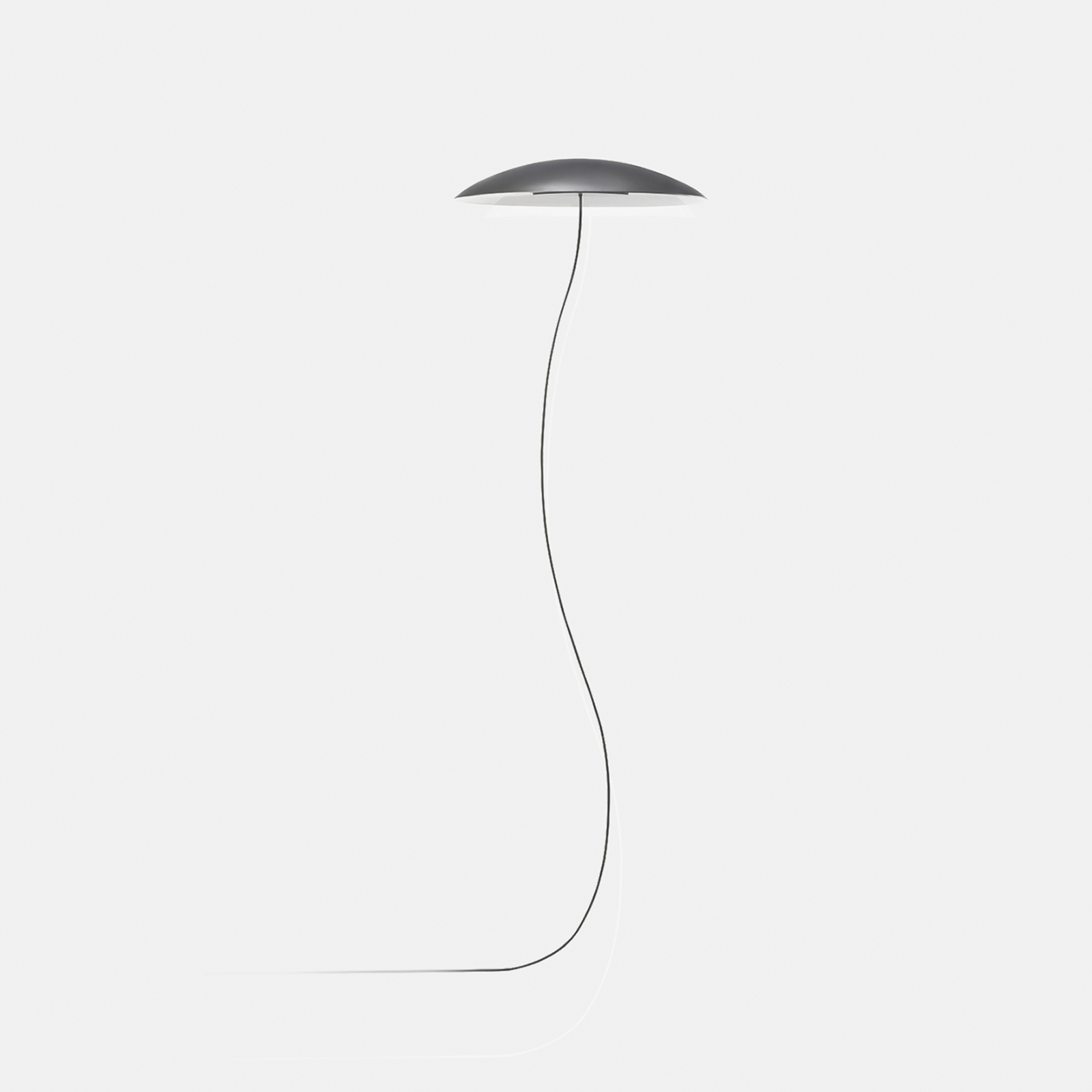 LEDS-C4 Noway Single LED-Stehlampe, gebogen
