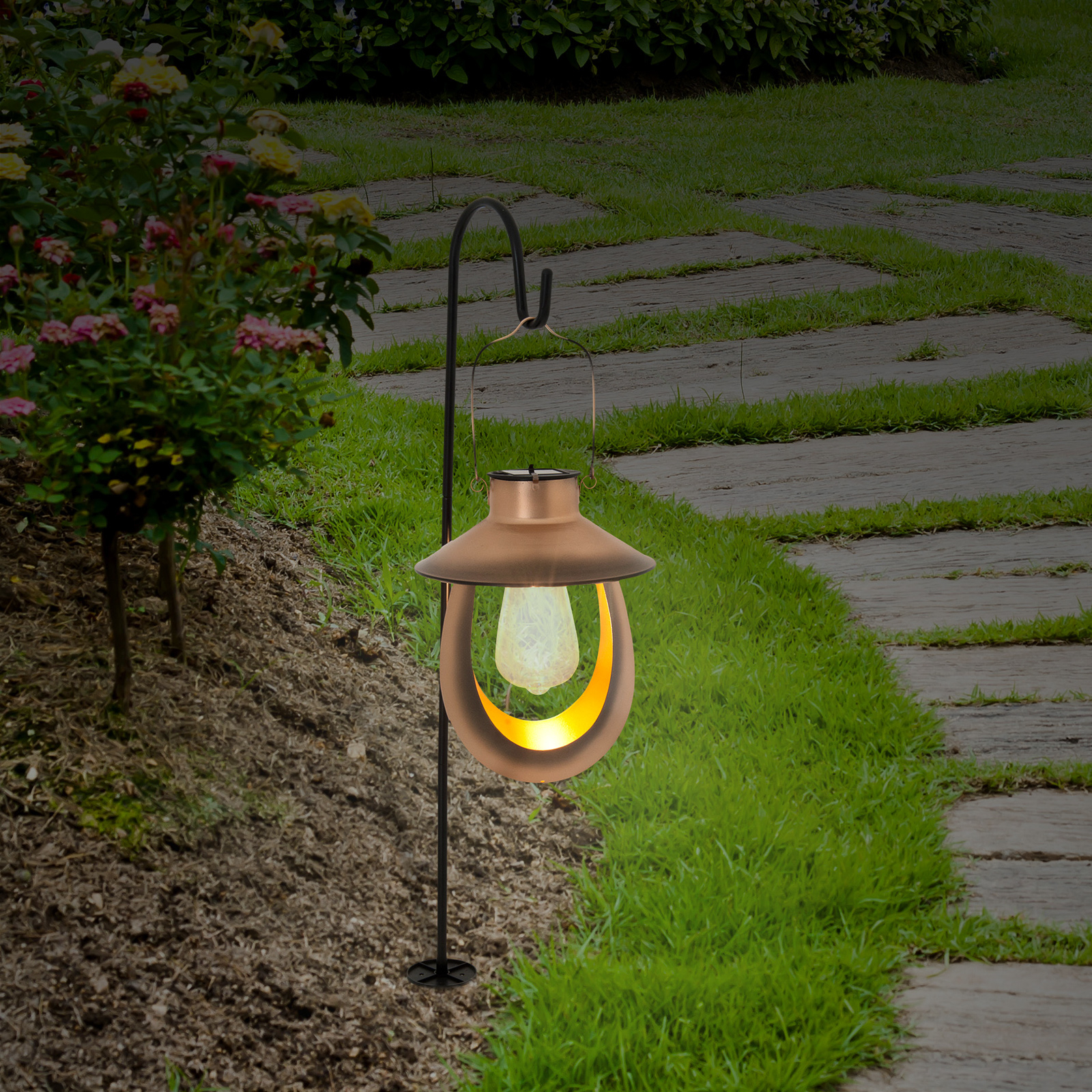 Latarnia dekoracyjna LED 6108347 z grotem ziemnym