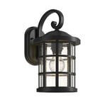 Ankea Aplique de Pared Exterior Black/Clear - Lindby