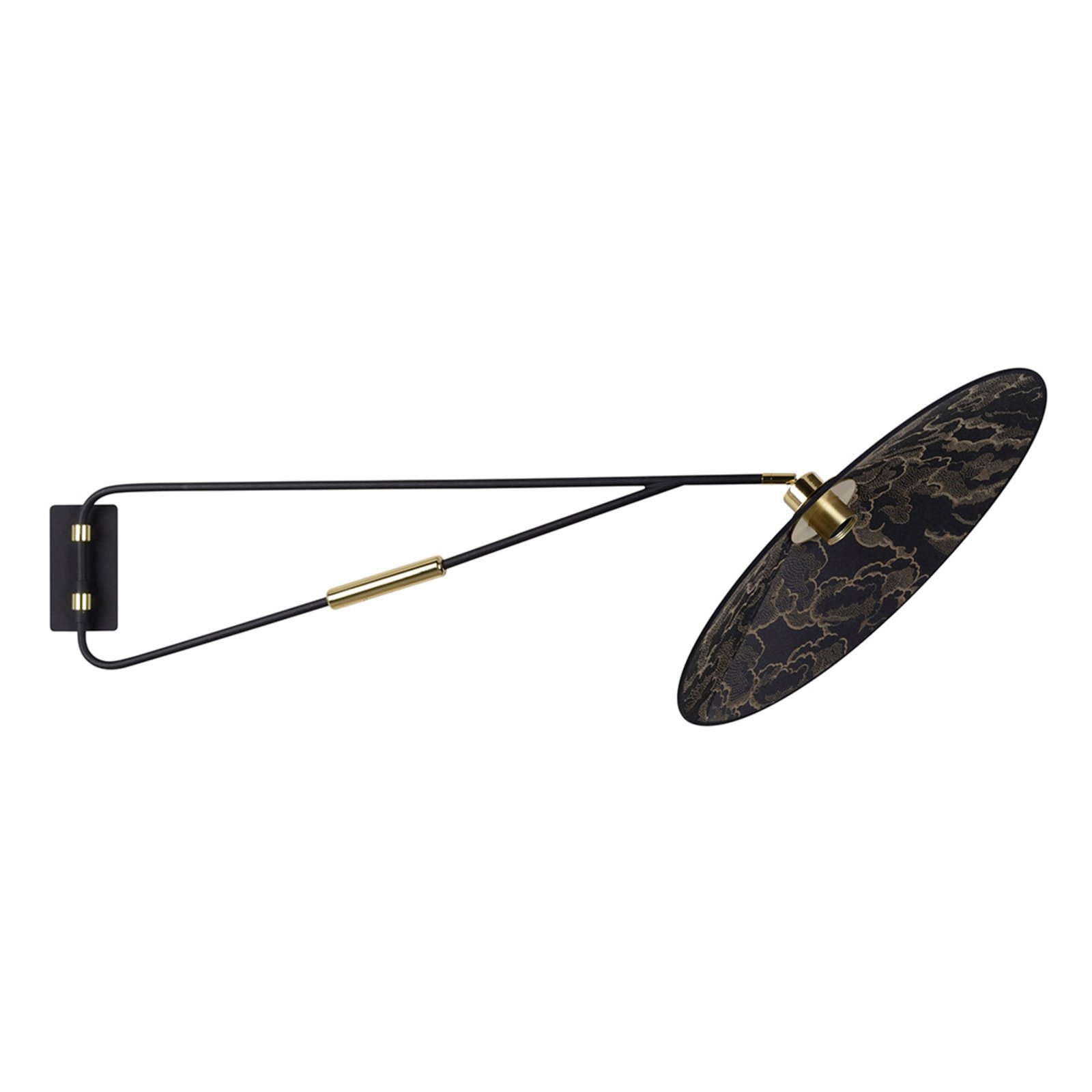 Gatsby Wandlampe Arm schwenkbar schwarz - MARKET SET Gatsby Wandlampe Arm schwenkbar schwarz - MARKET SET