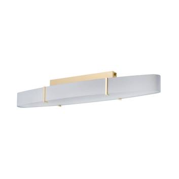 B+M LEUCHTEN Stripe plafonnier LED, ovale, laiton