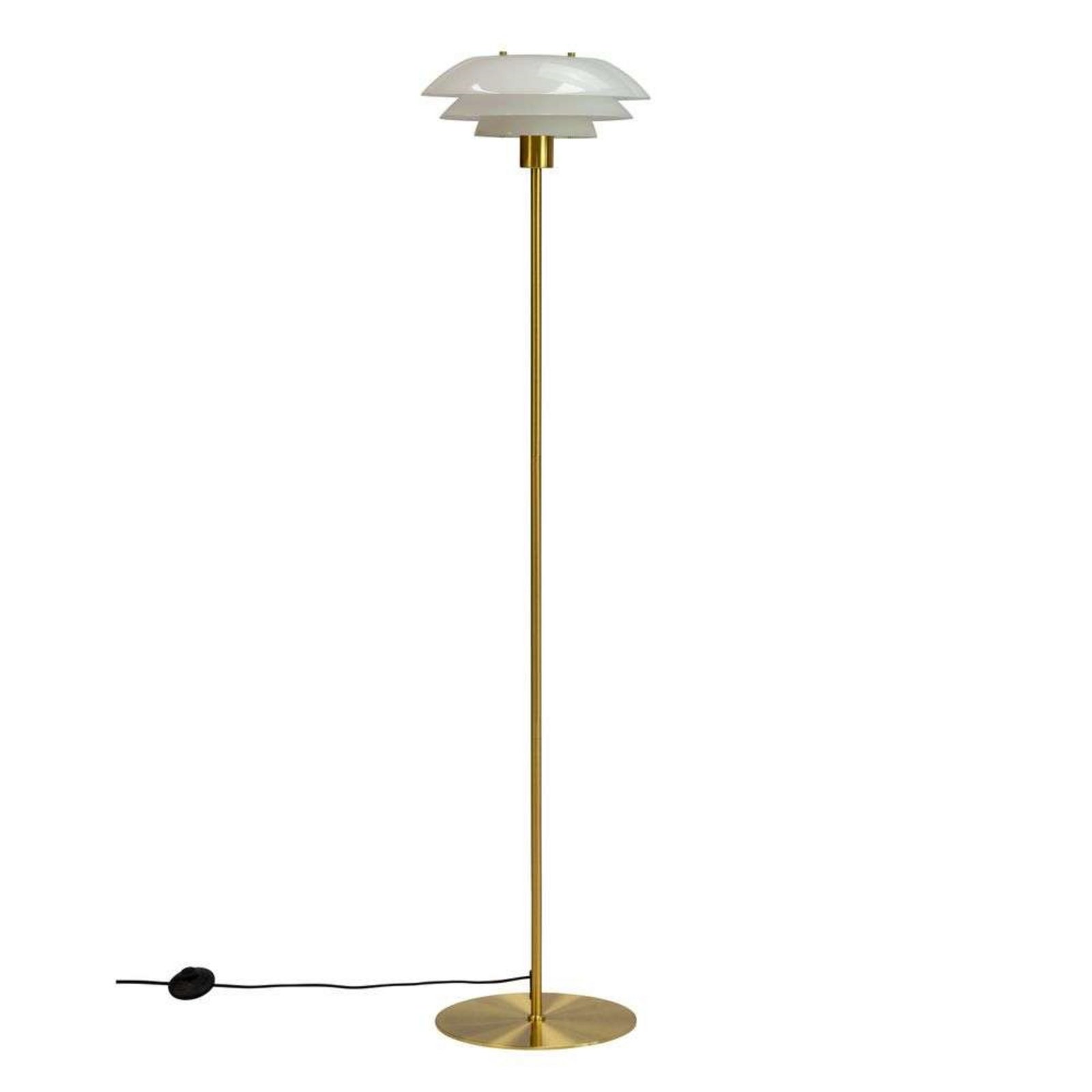 DL31 Floor Lamp Opal/Brass - DybergLarsen