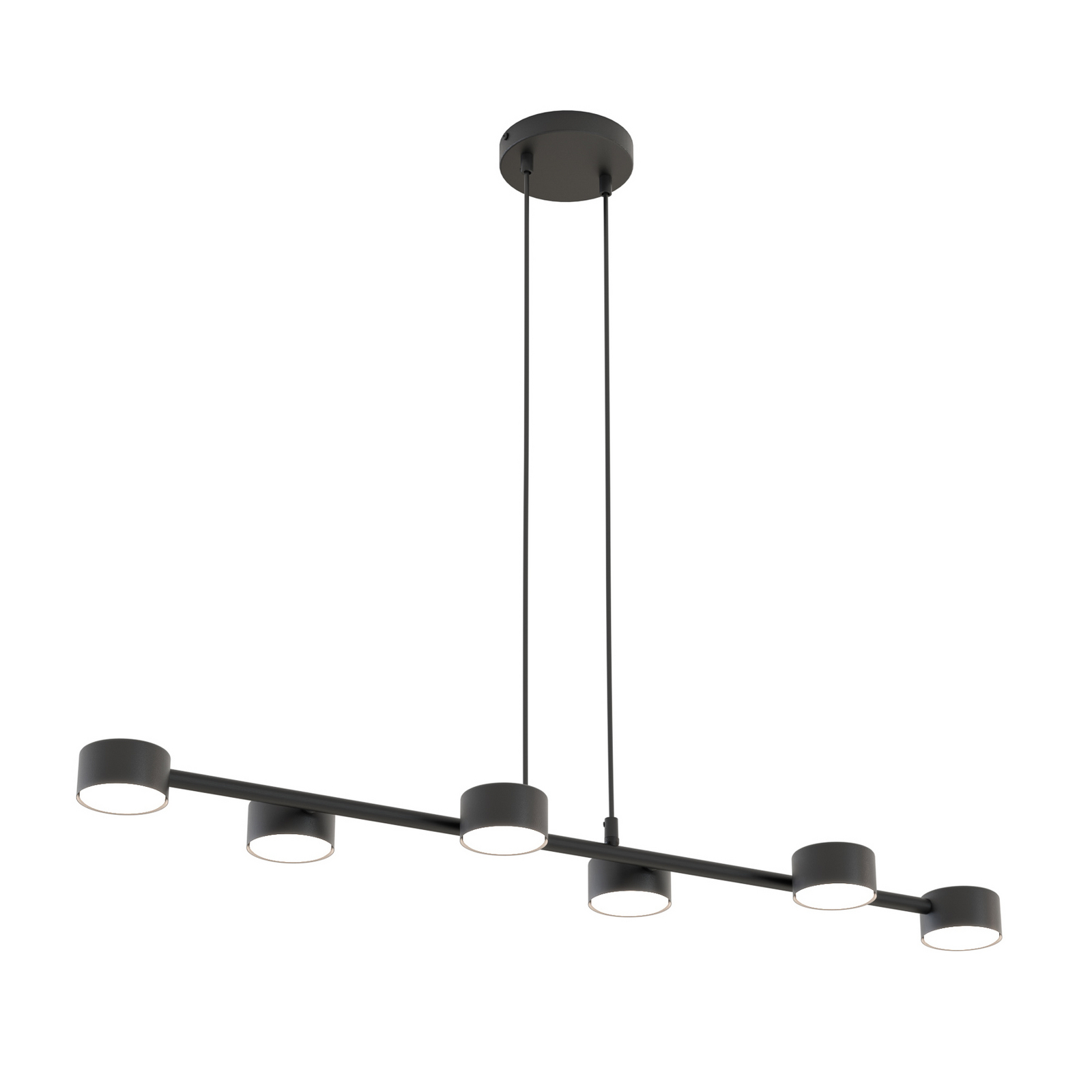 Deckenstrahler, Megara, Länge 80 cm, Metall, 6-flg.