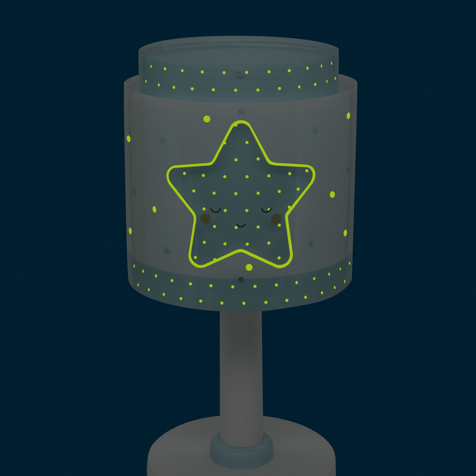 Bordlampe Baby Dreams, blå, G4, Ø 15 cm