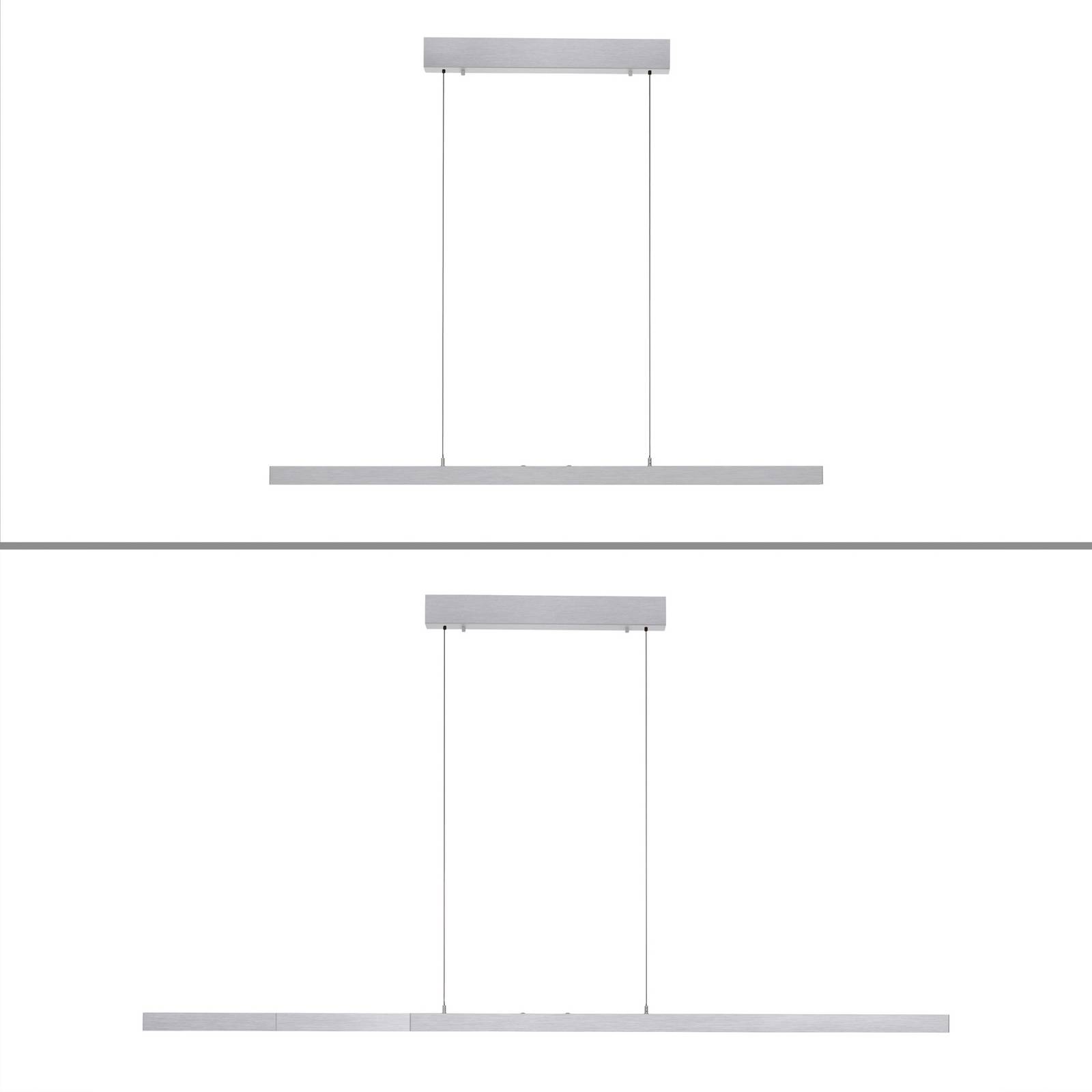 Paul Neuhaus żyrandol LED Adriana Comfort Lift, aluminium, CCT
