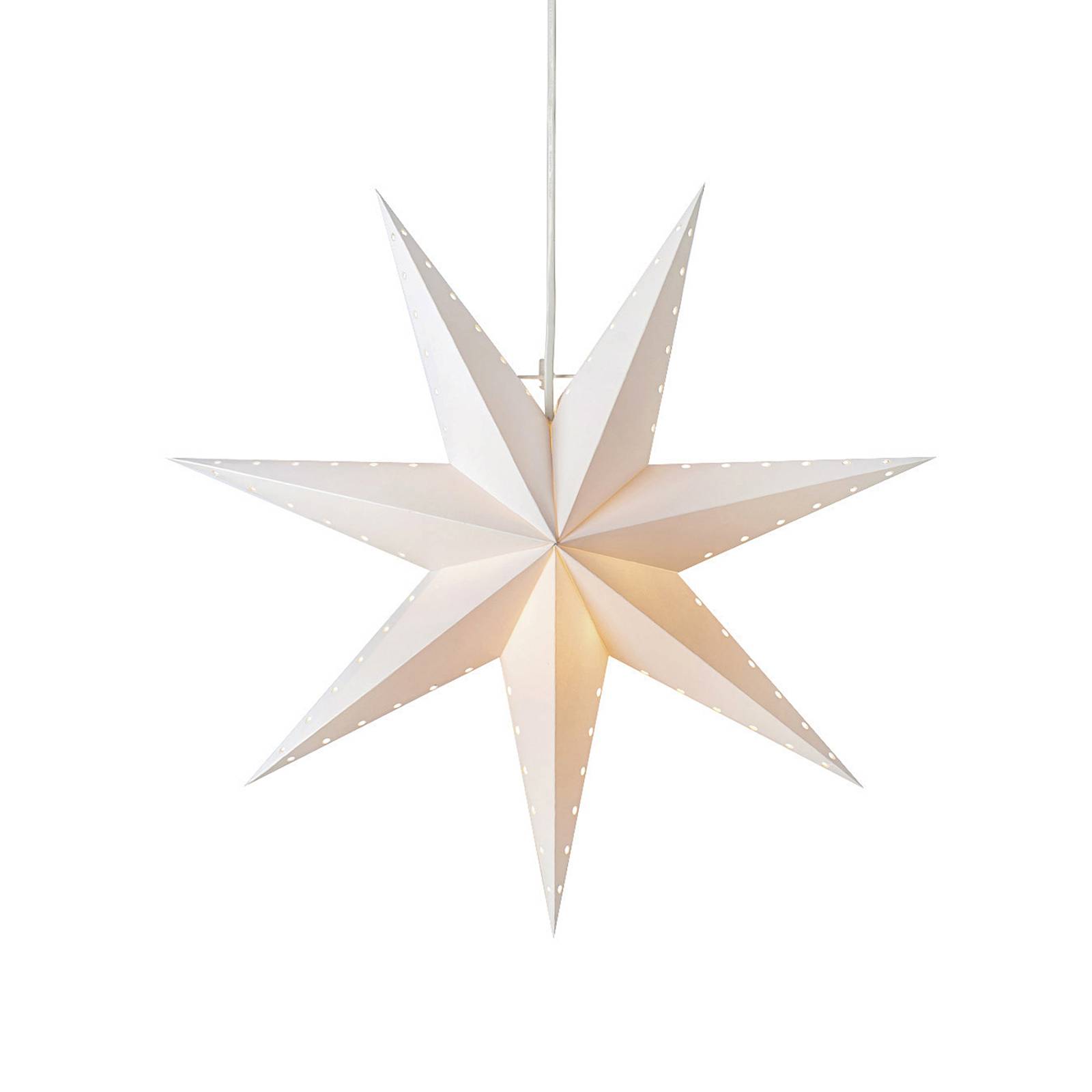 Étoile déco Lively suspendue blanche Ø 45 cm