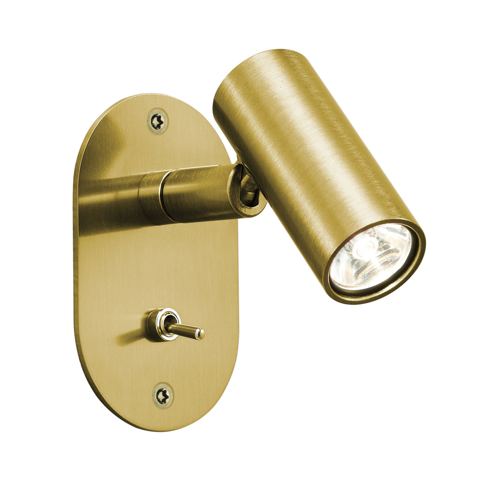 Baulmann 64.506 LED-Wandleuchte, rund, messing