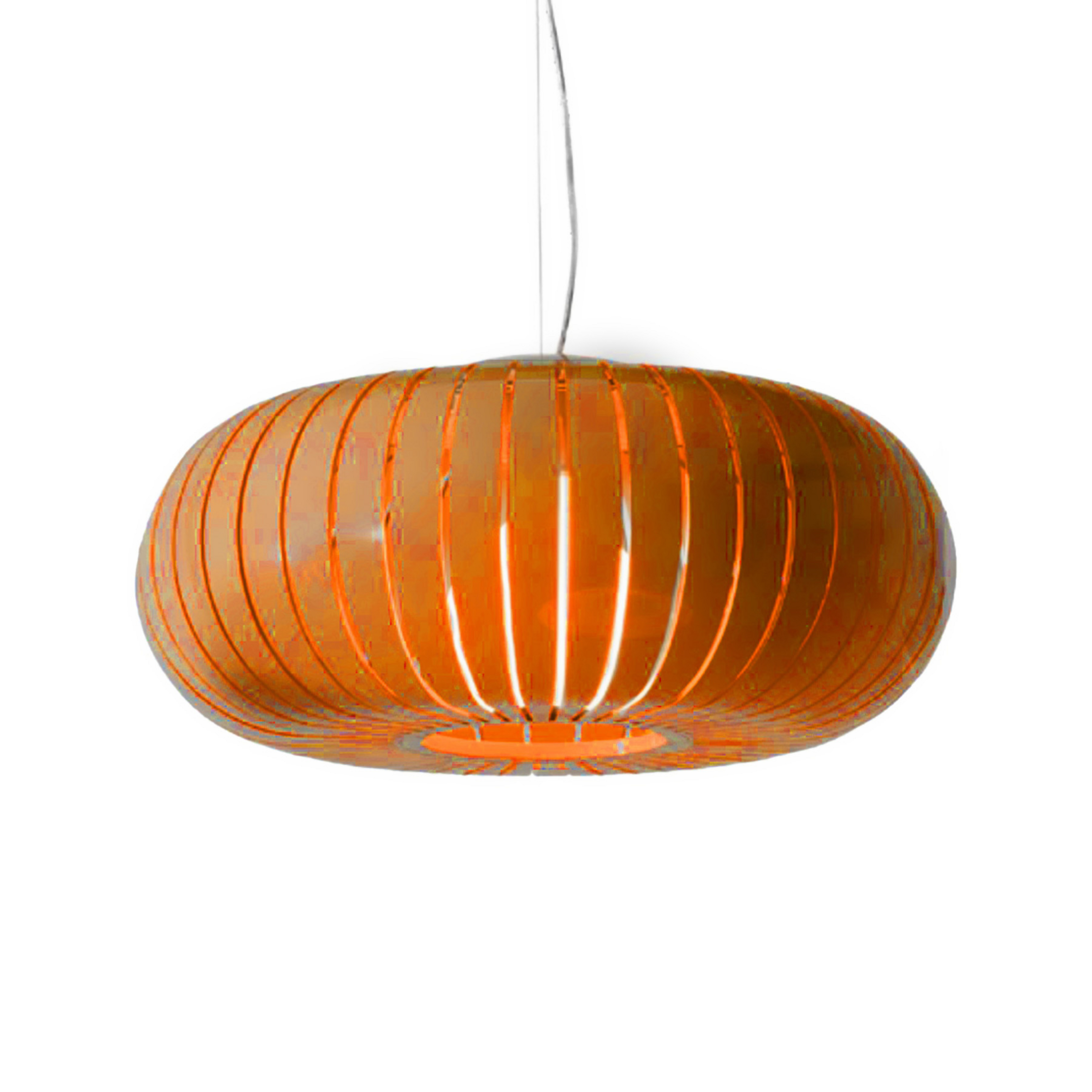 Teresa LED-hængelampe, orange, Ø 50 cm - Kartell