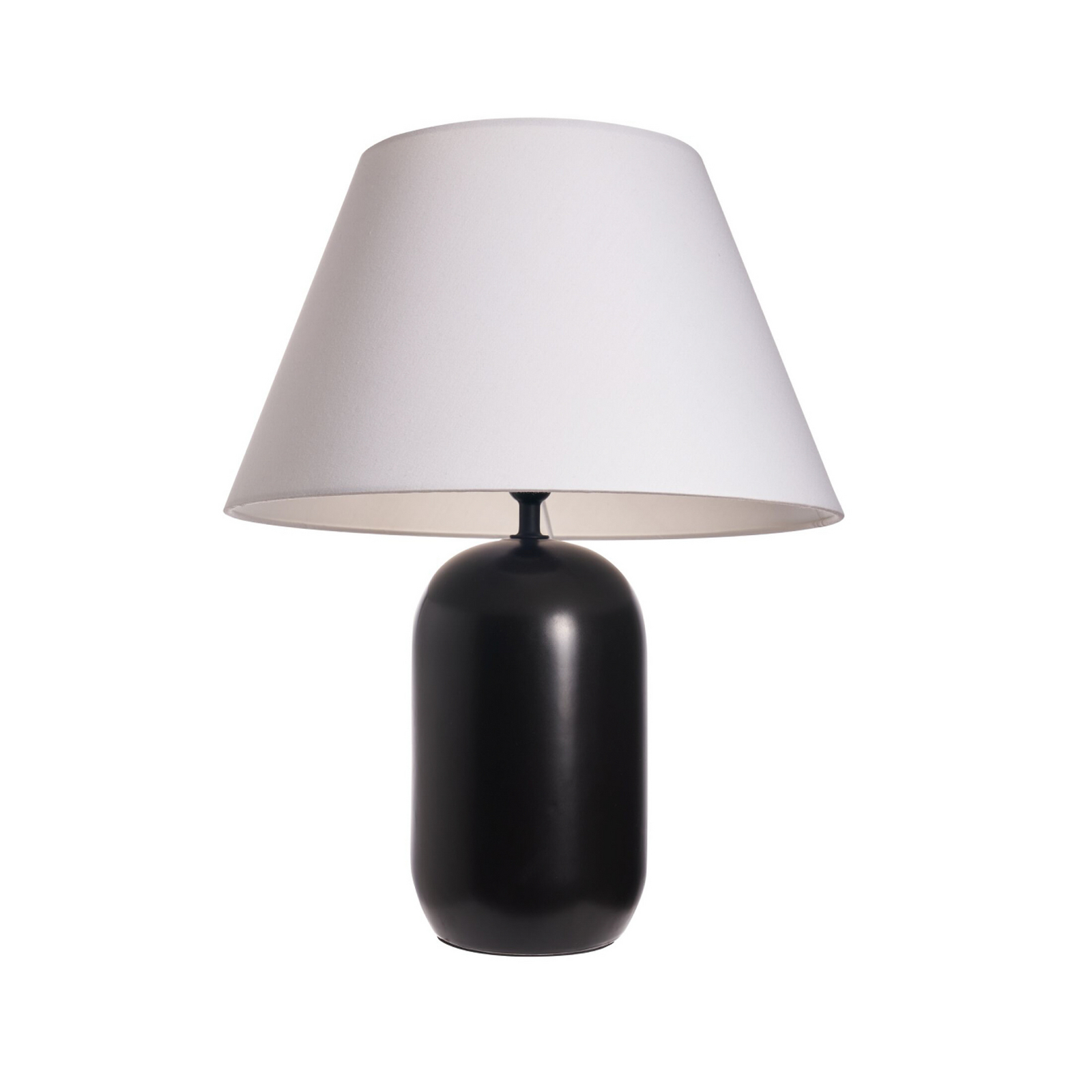 Pauleen-pöytävalaisin MYSTIC SHINE, valkoinen/musta, korkeus 45 cm